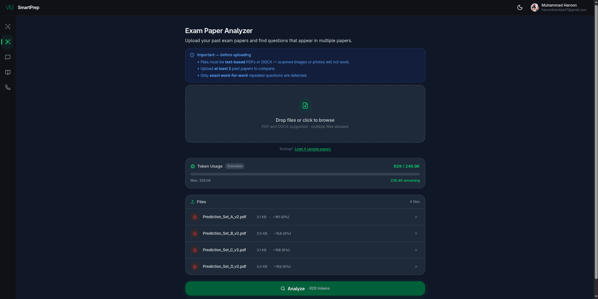 AI-powered exam preparation platform for VU students — image 1
